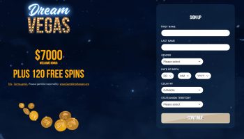 Dream Vegas Casino log in