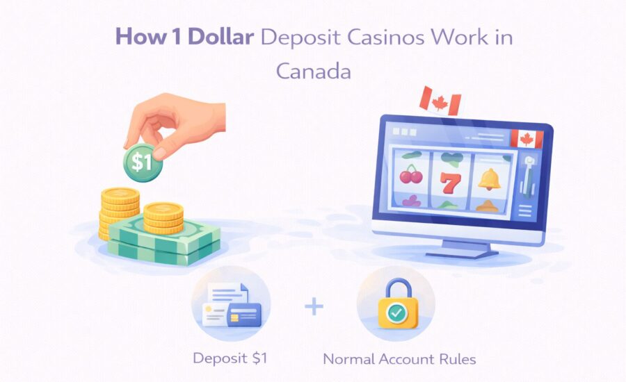 How 1 Dollar Deposit Casinos Work in Canada