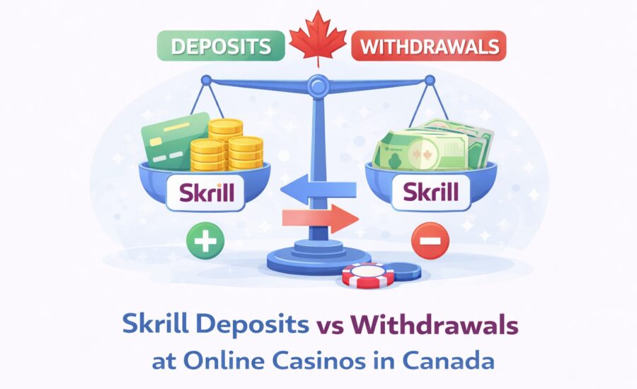 Skrill Deposits vs Withdrawals at Online Casinos in Canada