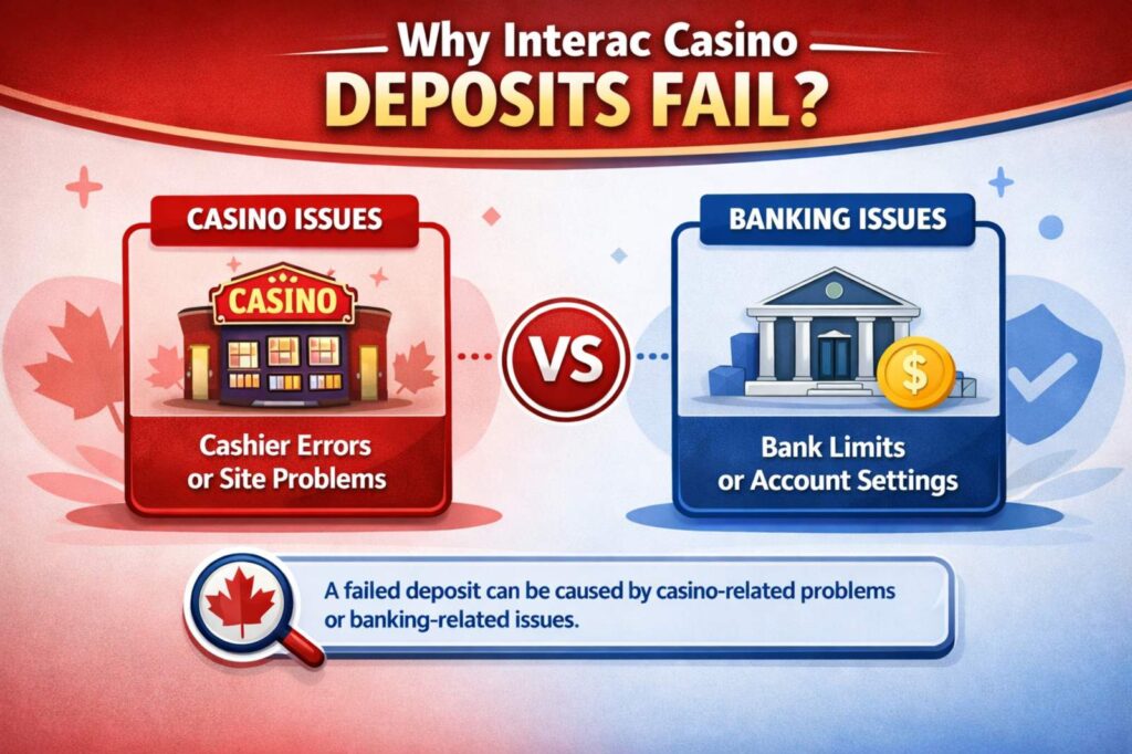 Why Interac casino deposits fail in Canada explained