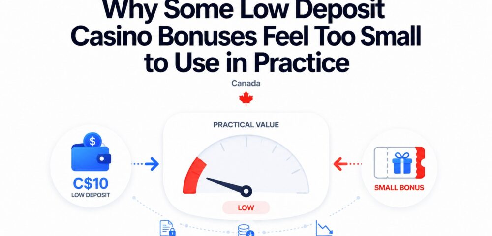 Why Some Low Deposit Casino Bonuses Feel Too Small to Use in Practice in Canada